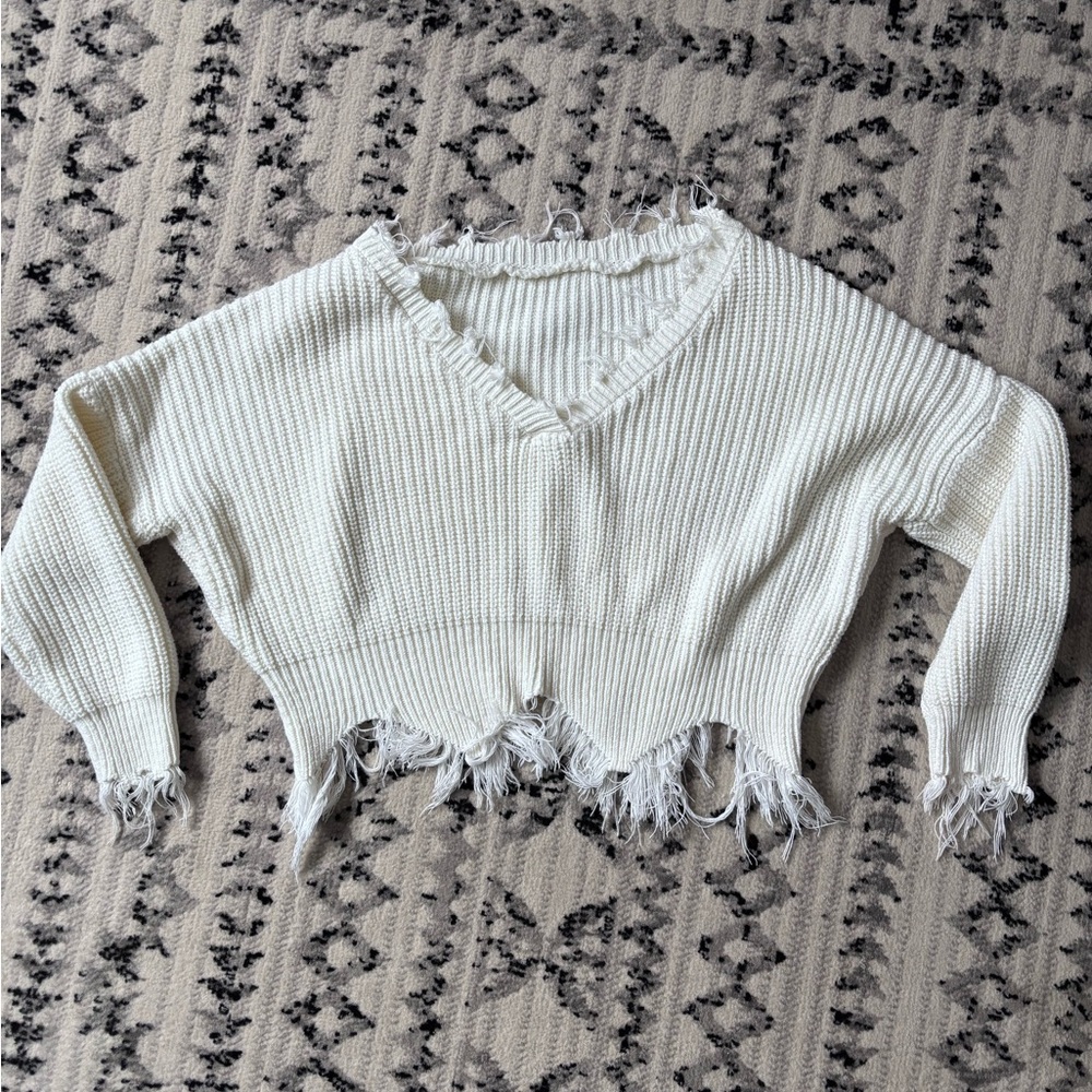 SHEIN v neck sweater
